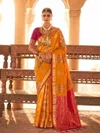 Sagarika By Ast Rich Silk Blend Zari Weaving Border Saree